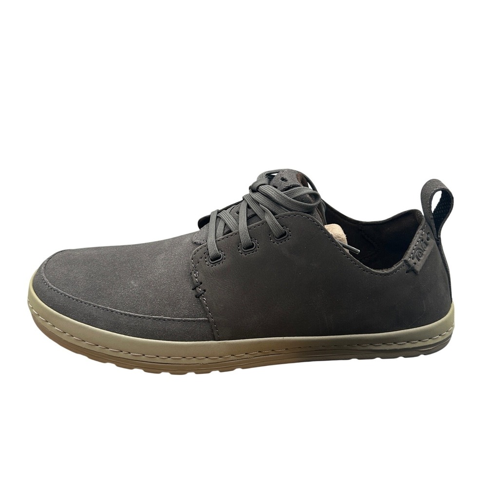 Teva Canyon Life Leather Sneakers Men's 9 M, EU:42 Grey Suede Lace Up 1111766